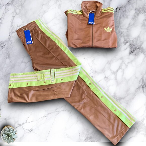 NWT 2 PC size L track jacket & pants matching outfit set 2 piece adidas original - Picture 2 of 5